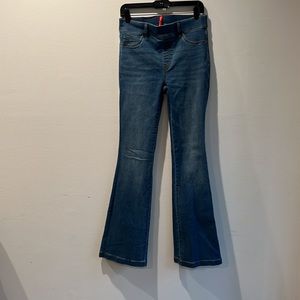 SPANX Flare Leg High Rise Denim Jean - Like New - Size Medium